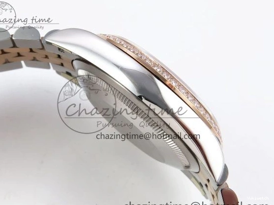 Bracelet Silver 36 Dial Best SS Edition VSF Steel 1:1 904L on 126281rbr Jubilee Textured DateJust VS3235 0216